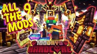 I Survived 100 Days With EVERY MOD In Hardcore. [FULL MOVIE]