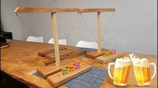 DRINKING GAME - wooden game - easy build