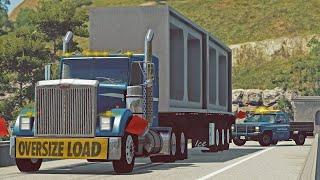 BeamNG.Drive Working A.I Escort Vehicle While Trucking