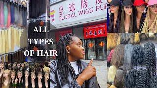 GUANGZHOU WHOLESALE MARKET FOR HAIR EXTENSIONS, WIGS , HAIR ACCESSORIES AND HAIR BUNDLES.