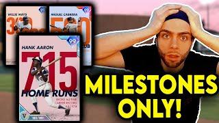 We used MILESTONE CARDS ONLY in Ranked Seasons! | MLB the Show 21