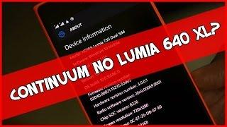 Modo continuum no Lumia 640XL