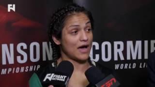 UFC 210: Cynthia Calvillo Talks Pearl Gonzalez Win, Breast Implant Controversy