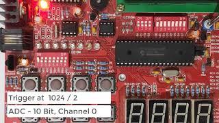 PIC Micro-controller programming | Sample Program 011 | Analog to Digital Convertor