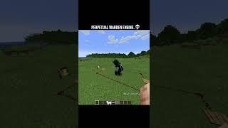 The Warden Engine That Never Stops  #minecraft #viralshorts