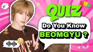 Beomgyu TXT Quiz | Only True MOAs Can Score 100%! 