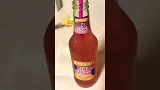 Smirnoff Ice Pink Lemonade | Asmr Heavy Breathing and Swallowing Sounds #asmrdrinking #review