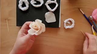  Flexible Sugar flowers paste - How to make  Simple recipe.