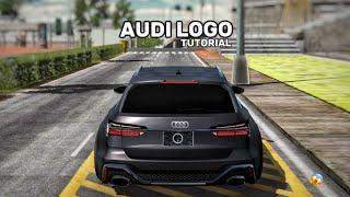 BEST REALISTIC EASY AND FAST AUDI LOGO TUTORIAL // CAR PARKING MULTIPLAYER // ABDUREHMAN OP //