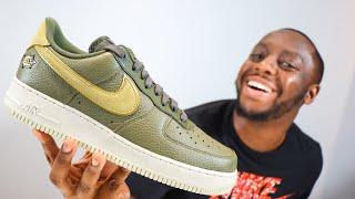 Nike Air Force 1 Turtle  On Foot Sneaker Review QuickSchopes 226 Schopes DA8482 200 Olive Coriander