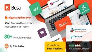 Besa - Elementor Marketplace WooCommerce Theme Free Download