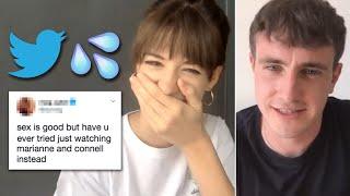 "Normal People" Stars Daisy Edgar-Jones and Paul Mescal Read Thirst Tweets