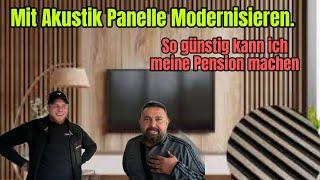 Die Alternative. Akustik Panelle. Günstig und Tolle Optik. Pension.