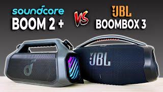 SO CLOSE! Soundcore Boom 2 Plus vs JBL Boombox 3