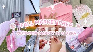 MARKET PREP | OUTDOOR FALL MARKET IN ALASKA | ASMR, NO TALKING, NO MUSIC