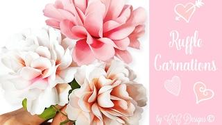 Carnation Paper Flower - How To DIY Flowers
