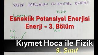 Kıymet Hoca ile Fizik Dersi - 9. Sınıf - Esneklik Potansiyel Enerji