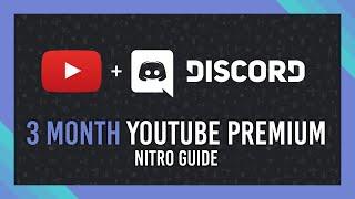 Claim 3 months FREE YouTube Premium | Discord Nitro Guide | 2021