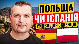 ️  Польща чи Іспанія? Умови для біженців кінець 2022 року?