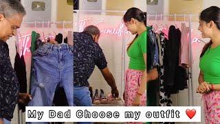 My dad picks my outfit ️ Rate his fashion sense out of 10️ #shorts #ashortaday #outfit