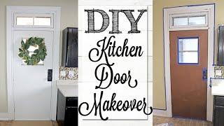 DIY Kitchen Door Makeover | BEFORE & AFTER | Kitchen Remodel on a Budget