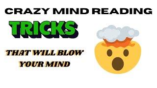 Mind Reading Tricks That Will BLOW Your Mind in 60 Seconds! 