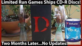 Shaming LRG! Limited Run Games Sells Burnt CD-R Games and HASNT Fixed It Yet