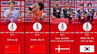 Daftar Juara Tournament BWF World Tour Finals 2018 - 2024