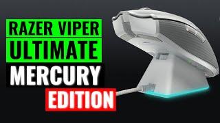 NEW Razer Viper Ultimate Mercury Edition Unboxing and Review! | Razer Wireless Gaming Mouse