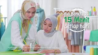 Berkreasi dalam 15 menit setiap hari untuk kelancaran usahamu bersama Sunlight dan Ria Mirandra.