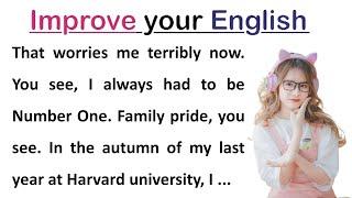 Improve Your English || Learn English Through Story | Storytelling | How to learn English In New way