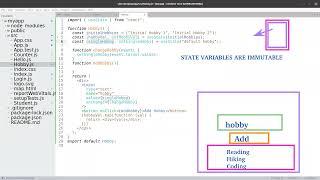 React Tutorial on map function for looping ui elements --session 9