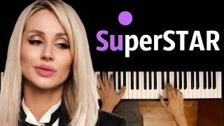 LOBODA - SuperSTAR ● караоке | PIANO_KARAOKE ● ᴴᴰ + НОТЫ & MIDI