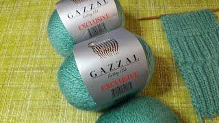 #обзорпряжи Пряжа GAZZAL exclusive.Обзор и моё мнение.