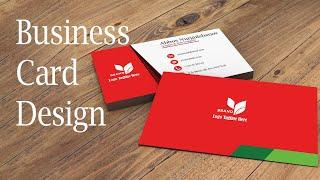 Business Card Design - Adobe Photoshop CC 2020 Tutorials