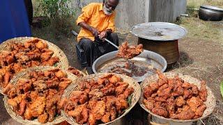 Village Fried Chicken | Fried by Daddy Arumugam | KFC | Village food factory