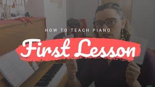 Your First Lesson with a New Piano Student