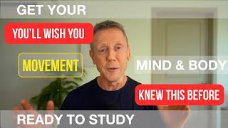 How MOVEMENT gets your MIND & BODY ready to study