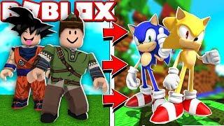 VIREI O SUPER SONIC NO ROBLOX!!