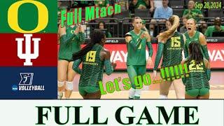 Oregon vs Indiana Full Match  | Women's College Volleyball 2024 | NCAA Volleyball 2024