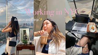 Life in NYC weekly vlog productive in-office work days as a marketing manager, sunday reset routine