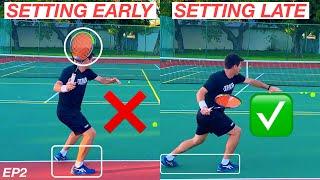 Forehand Footwork Timing | Why Setting Feet Early is a Problem | 10-Day Tennis Transformation EP2