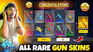 Free Fire New Gun Skin Royale I Got All Rare And Evo Gun Skins in 1 Spin  -Garena Free Fire