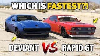 GTA 5 ONLINE - DEVIANT VS RAPID GT CLASSIC (WHICH IS FASTEST?)