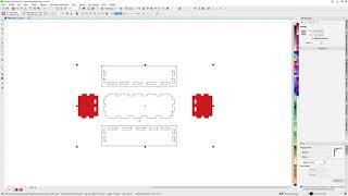 Проверка домашки. Коробка на закрытых пазах.  Corel Draw от Деревяшкина