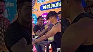 Aryan Kandari vs National State Champion Rahul️‍️ #shorts #aryankandari #armwrestling #gym