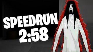 SLENDRINA SPEEDRUN 2:58 (WAREHOUSE) FIRST SUB 3 MINUTES!