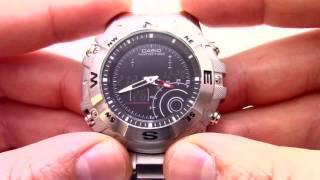 Casio Outgear AMW 705D 1A инструкция, как настроить от President Watches ru