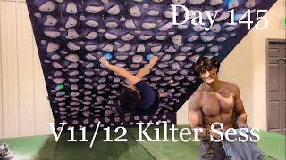 V12(8A+) Training Day 145 V11/12 Kilter Session