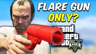 Can You Complete GTA 5 Flare Gun ONLY?